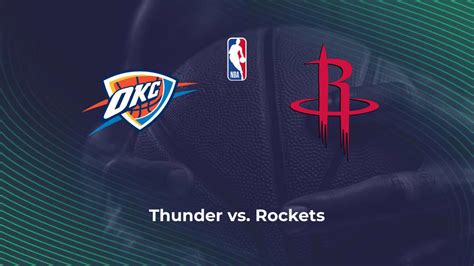 thunder vs rockets predictions